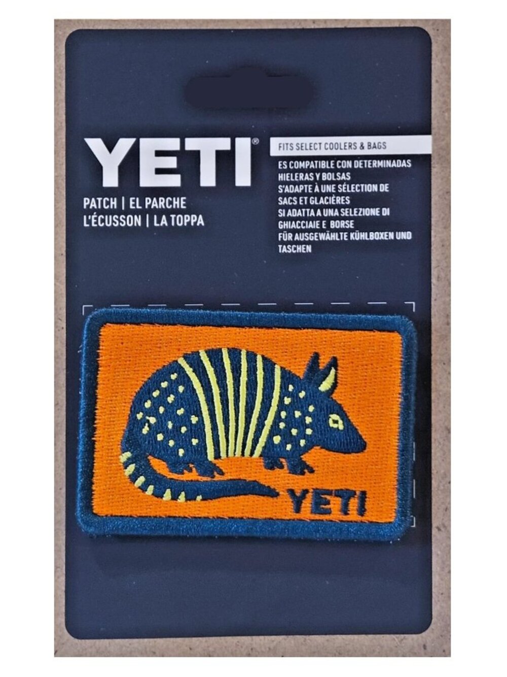 New! Yeti Collector's Patch TX Armadillo - Rare Exclusive & Sold Out